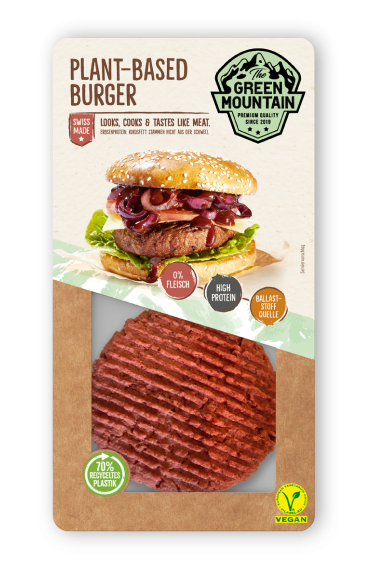 Plant-Based Burger Packung