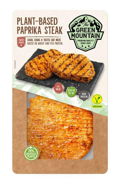 Packshot Paprika Steak von The Green Mountain